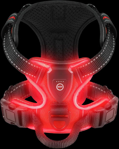LED Luminous Dog Harness